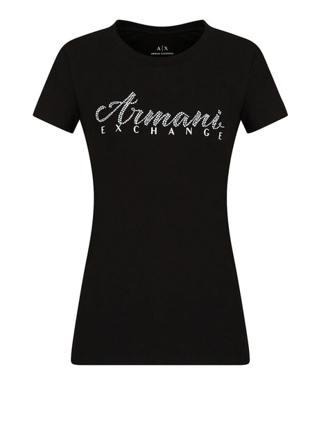 T-Shirt Armani Exchange Donna - Nero