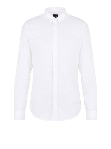 Camicia Classica Armani Exchange Uomo - Bianco