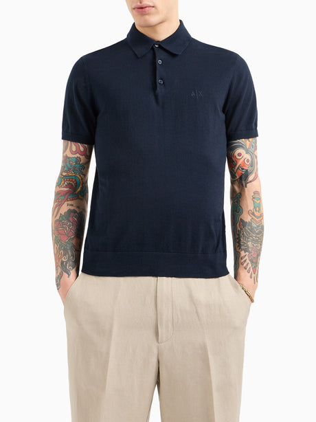 Polo Armani Exchange Uomo - Blu