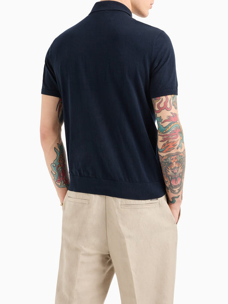 Polo Armani Exchange Uomo - Blu