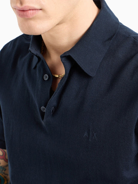 Polo Armani Exchange Uomo - Blu