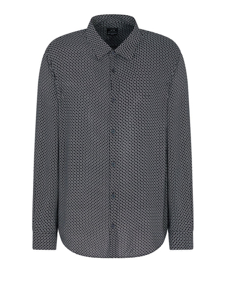 Camicia Casual Armani Exchange Uomo - Blu