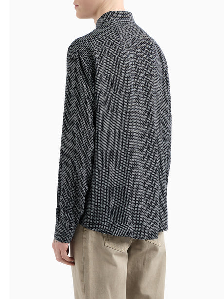 Camicia Casual Armani Exchange Uomo - Blu