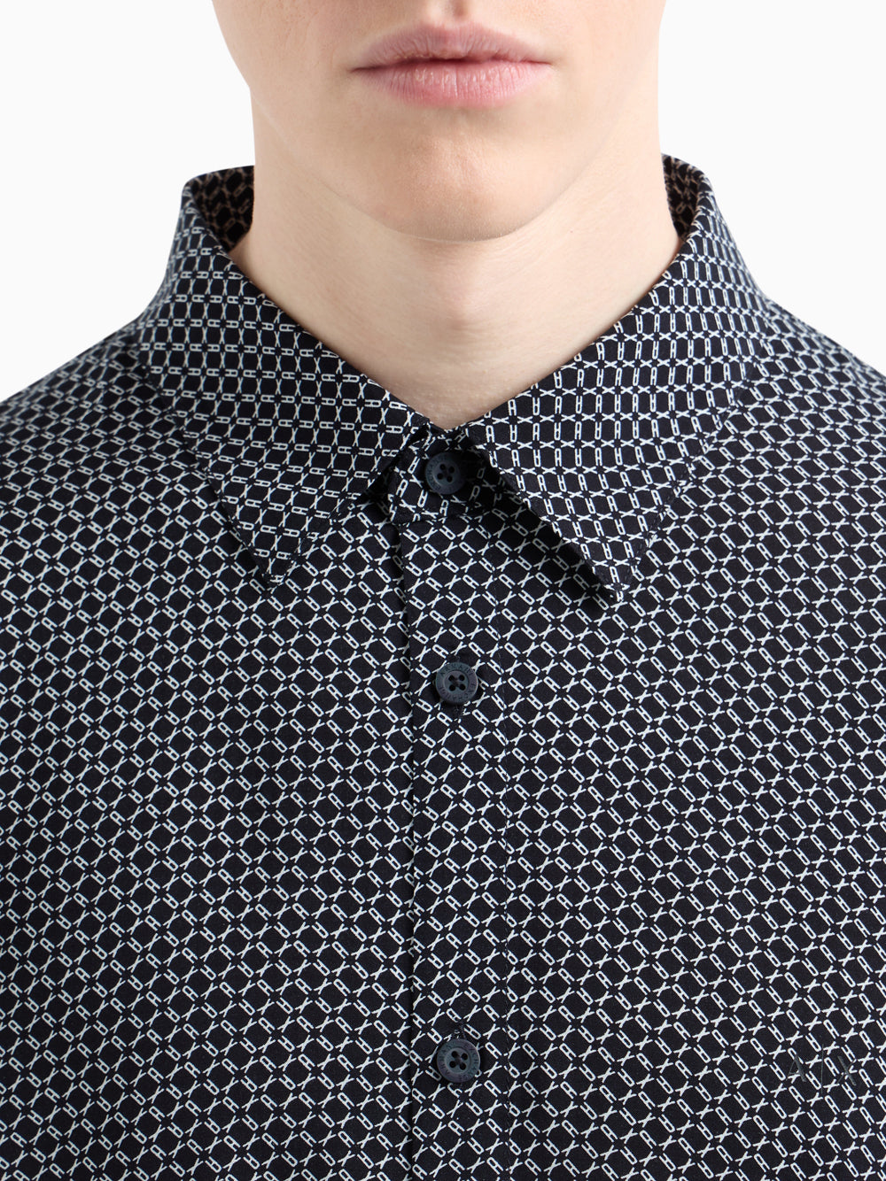 Camicia Casual Armani Exchange Uomo - Blu