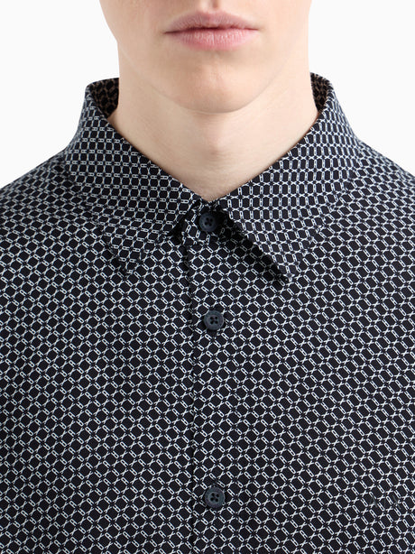 Camicia Casual Armani Exchange Uomo - Blu