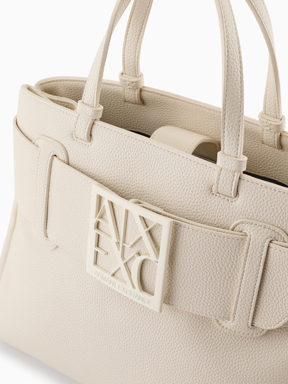 Borsa Armani Exchange Donna - Bianco
