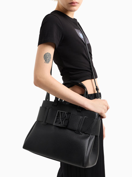 Borsa Armani Exchange Donna - Nero