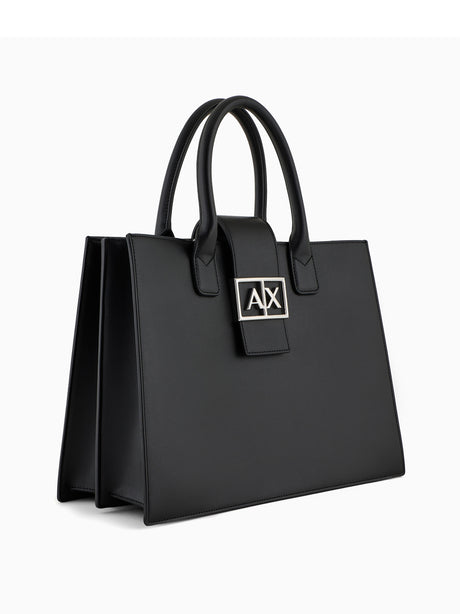 Borsa Armani Exchange Donna - Nero