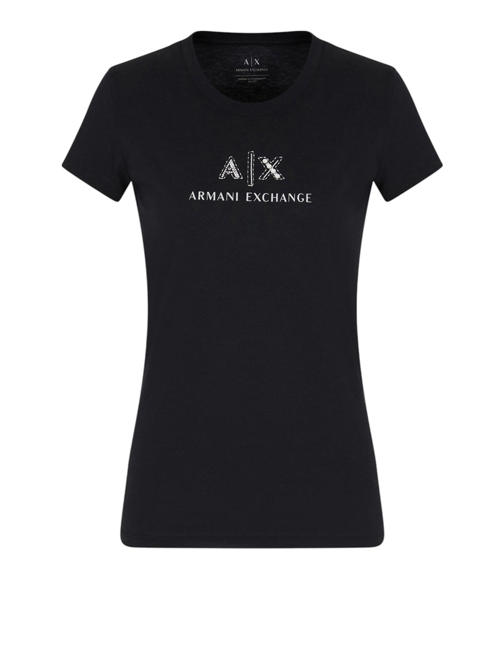 T-Shirt Armani Exchange Donna - Nero