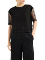 T-Shirt Armani Exchange Donna - Nero
