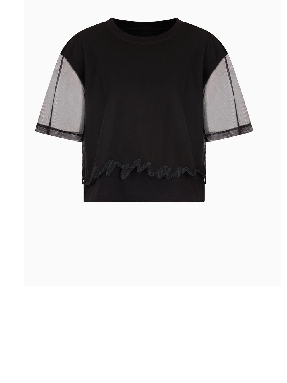 T-Shirt Armani Exchange Donna - Nero