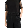 T-Shirt Armani Exchange Donna - Nero