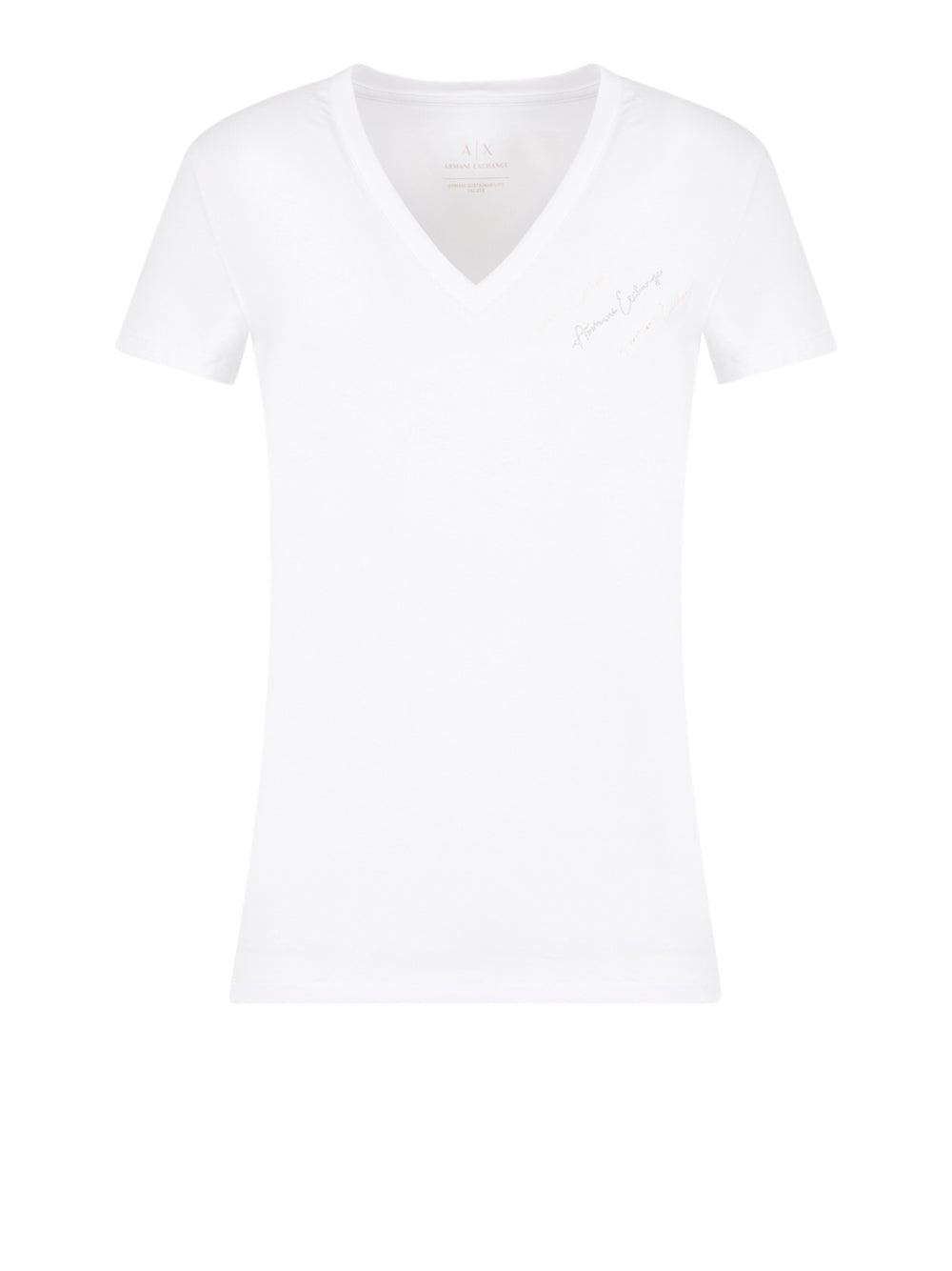 T-Shirt Armani Exchange Donna - Bianco