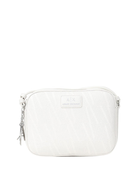 Borsa A Tracolla Armani Exchange Donna - Bianco