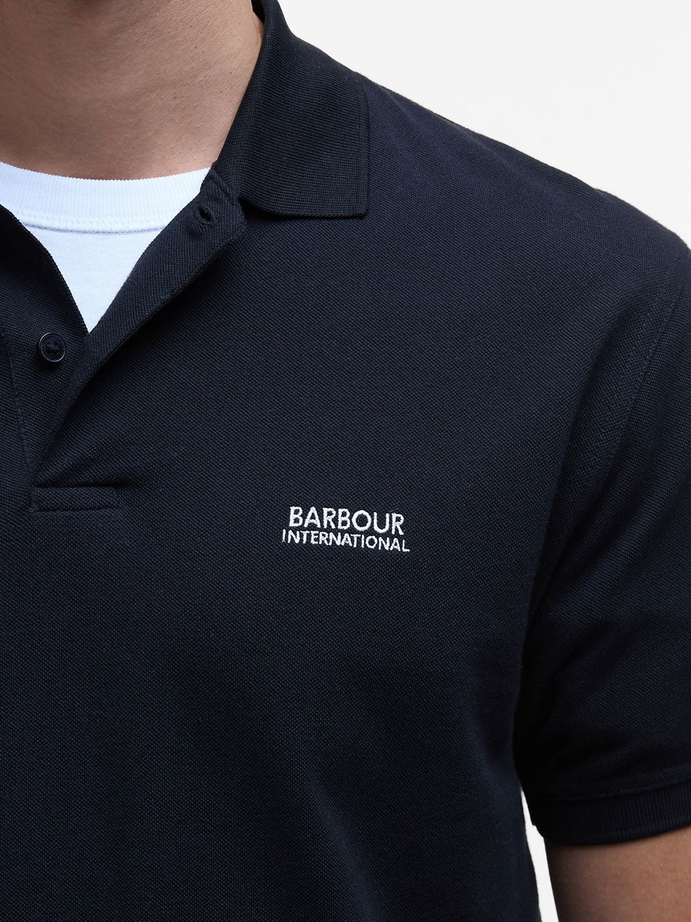 Polo Lightweight Pique Barbour Mc Queen Uomo - Nero