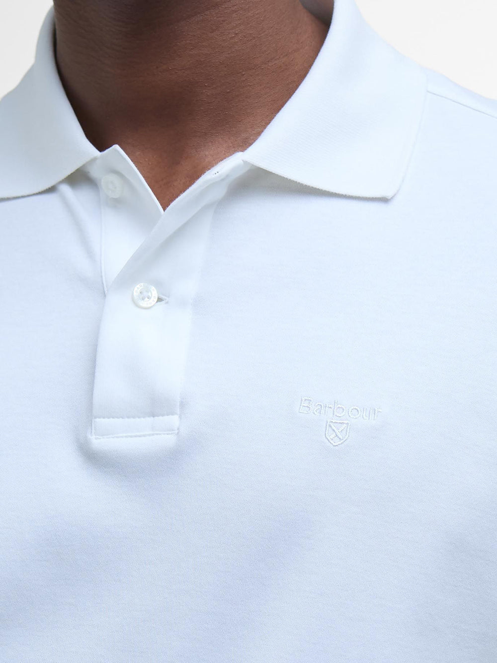 Polo Hylton Interlock Barbour Uomo - Bianco