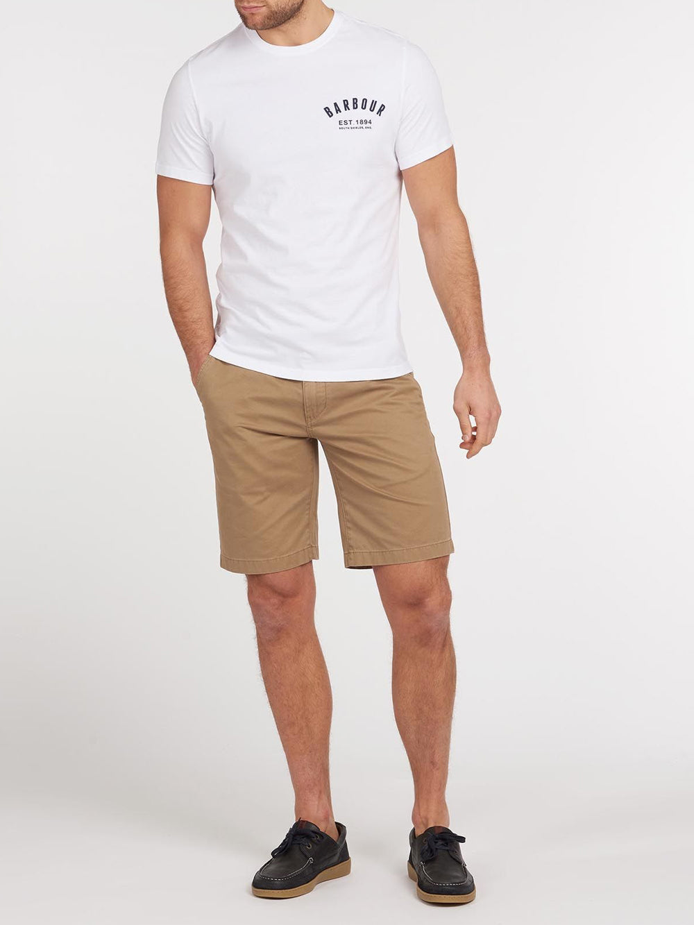 T-Shirt Barbour Uomo - Bianco