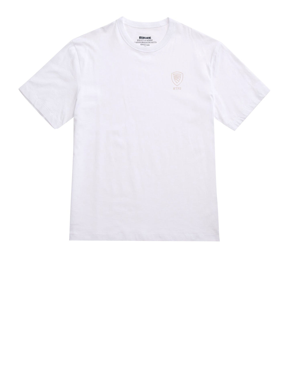 T-Shirt Eutaw Blauer Uomo - Bianco
