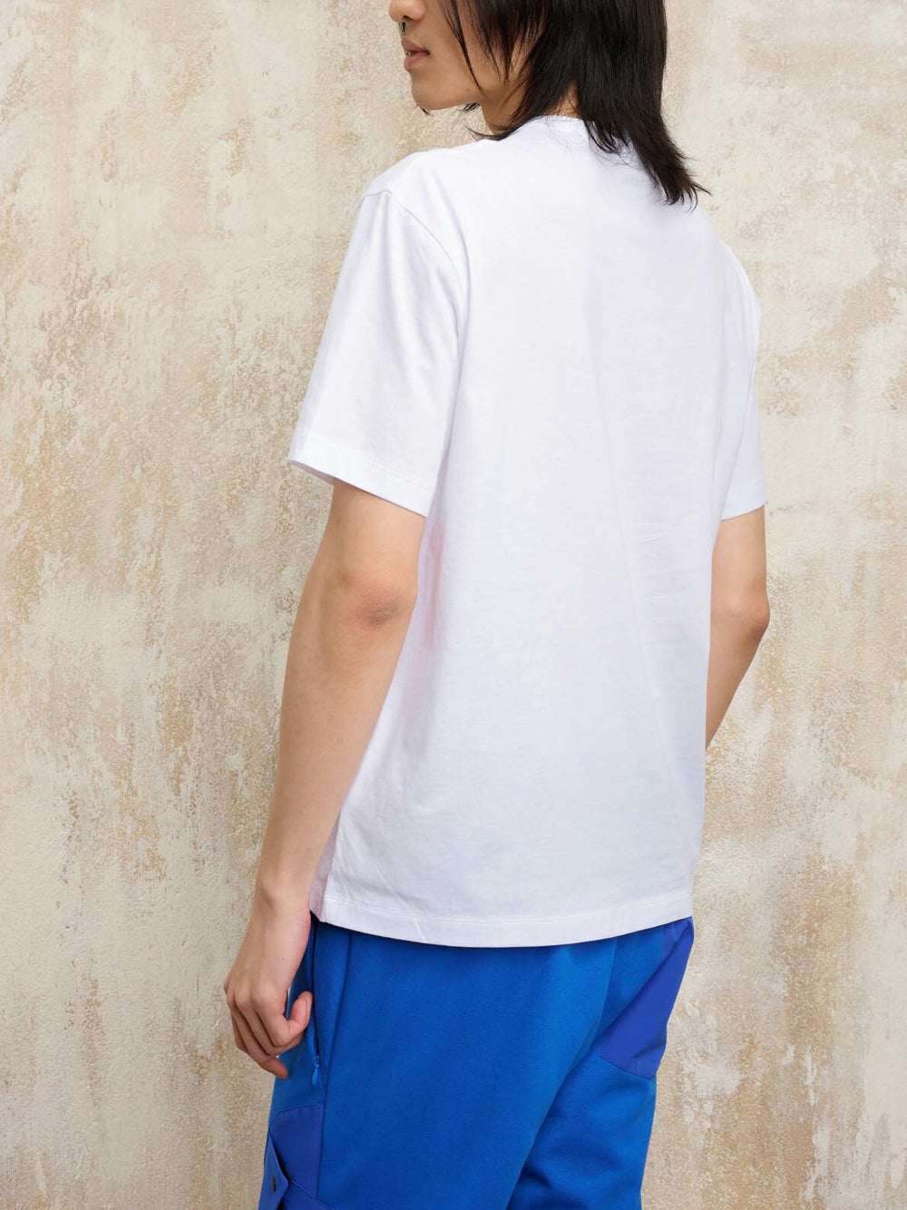 T-Shirt Eutaw Blauer Uomo - Bianco