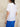 T-Shirt Eutaw Blauer Uomo - Bianco
