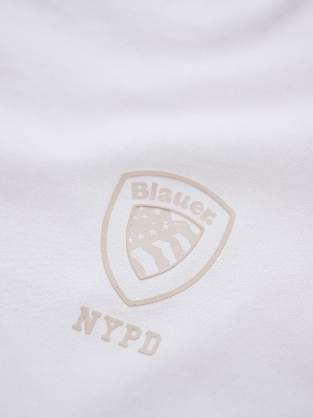 T-Shirt Eutaw Blauer Uomo - Bianco