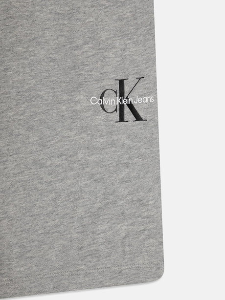 Pantaloncino Felpa Calvin Klein jr Bambino - Grigio