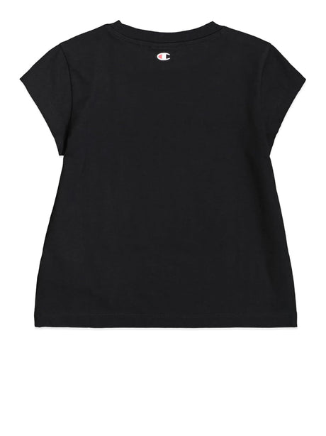 T-shirt Champion Bambina - Nero