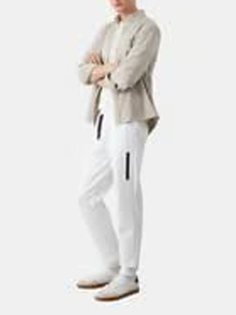 Pantalone Felpa Counted Colmar Original Uomo - Bianco