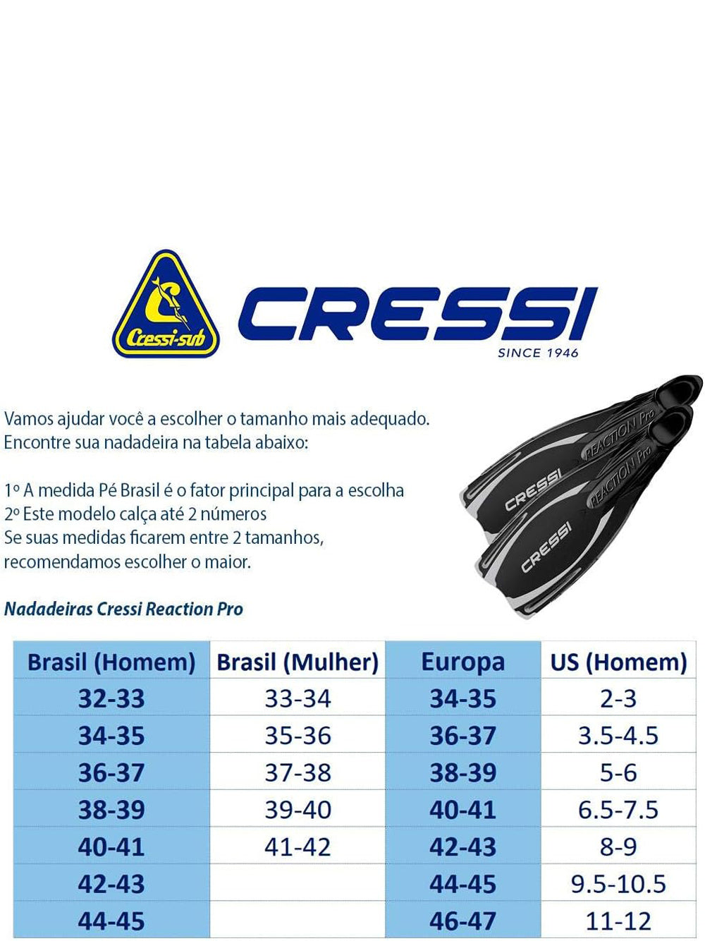 Pinne Cressi Unisex