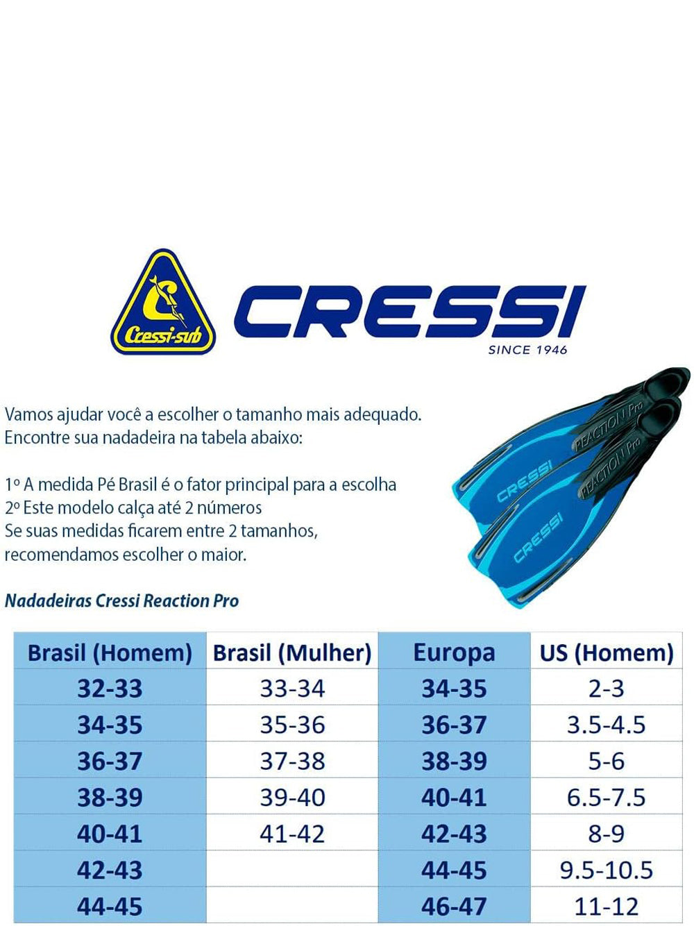 Pinne Cressi Unisex