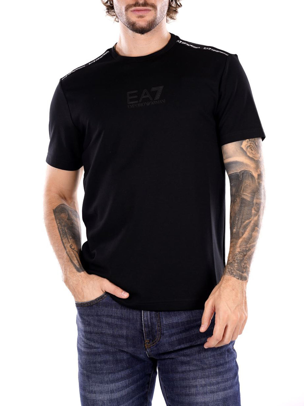 T-Shirt Ea7 Uomo - Nero
