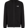 Felpa Zip Ea7 Uomo - Nero