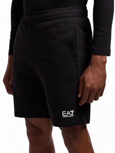 Pantaloncino Felpa Ea7 Uomo - Nero