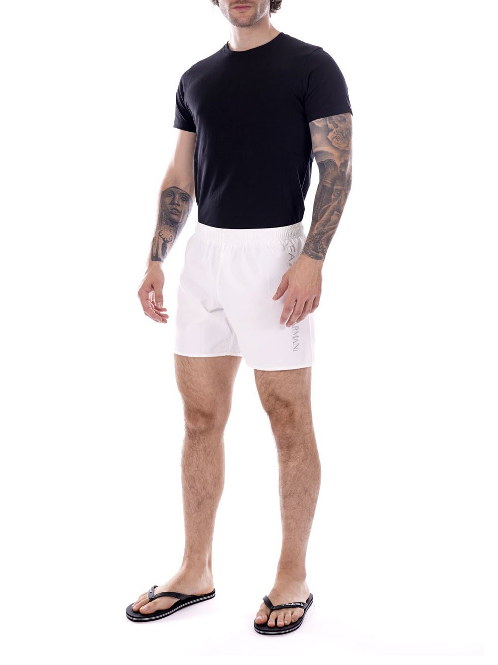 Shorts Mare Ea7 Uomo - Bianco