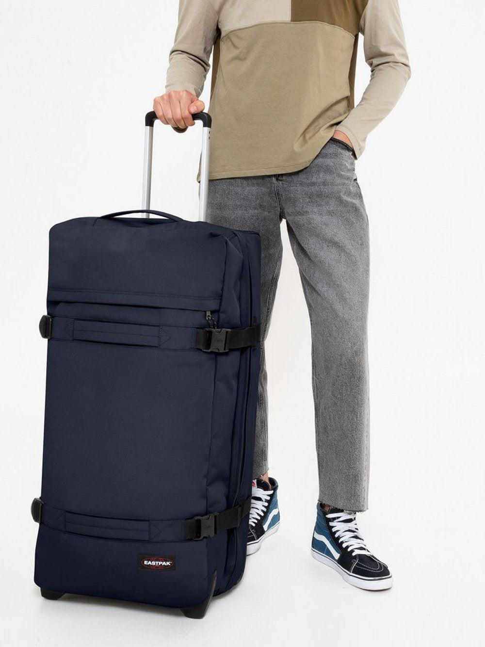 Valigia Eastpak Transit R L Unisex - Blu