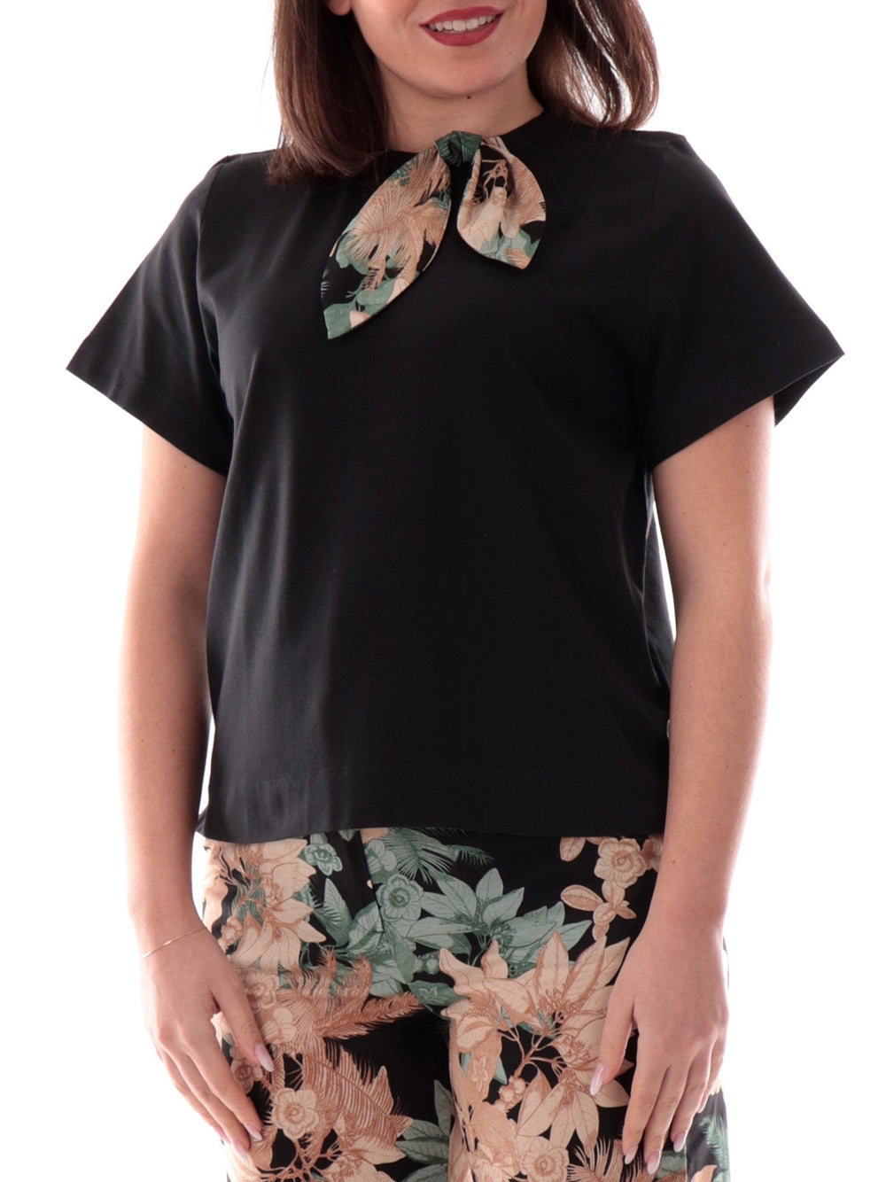 T-shirt Arona Emme Marella Donna - Nero