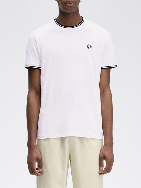 T-Shirt Fred Perry Uomo - Bianco