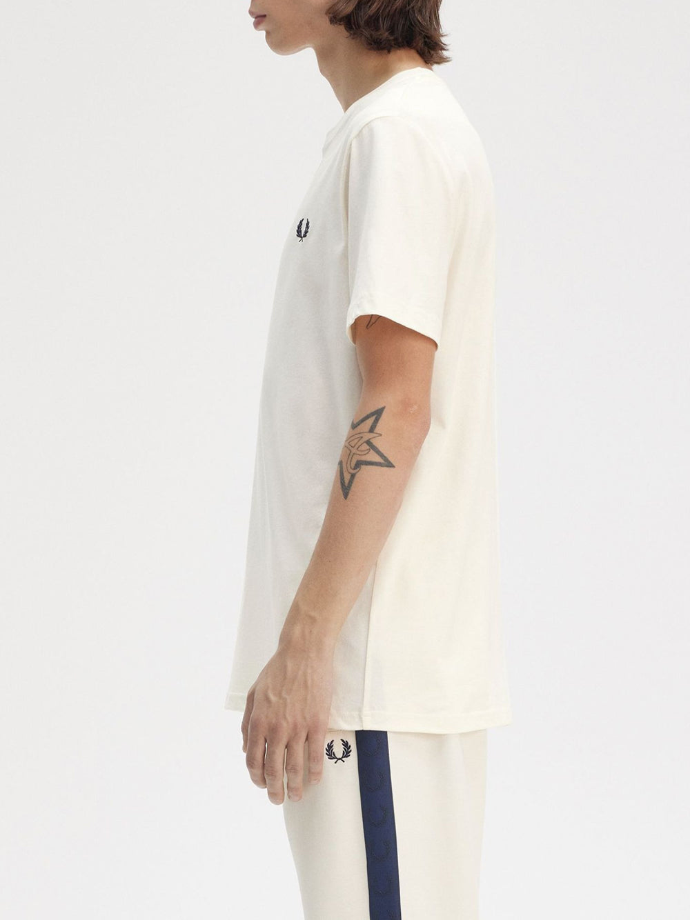 T-Shirt Fred Perry Uomo - Avorio