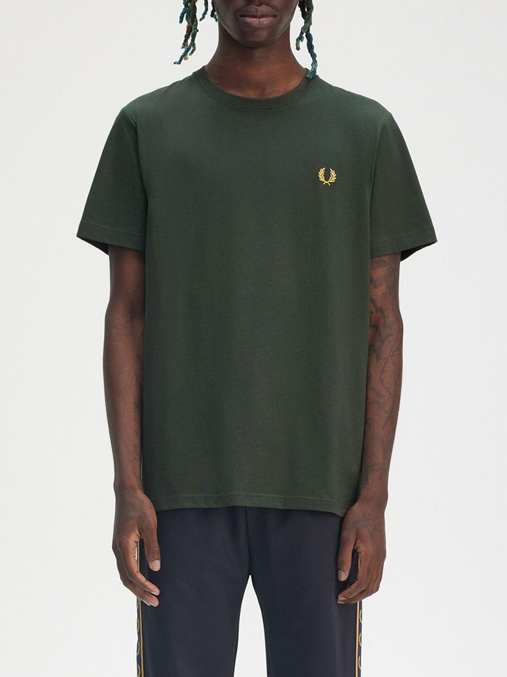 T-Shirt Fred Perry Uomo - Verde