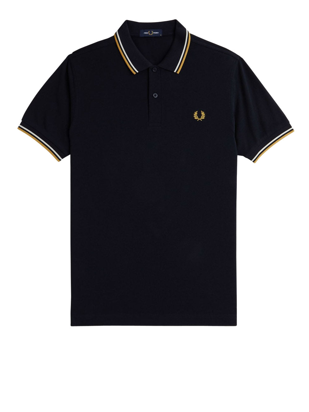 Polo Fred Perry Twin Tipped Uomo - Blu