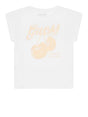 T-shirt Guess jr Bambina - Bianco