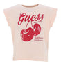 T-shirt Guess jr Bambina - Rosa