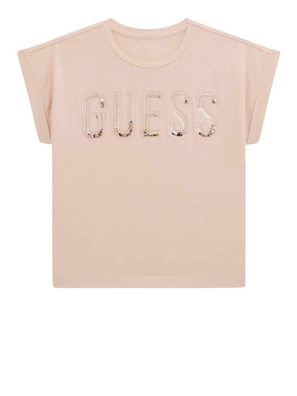 T-shirt Midi Guess jr Bambina - Rosa