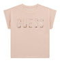 T-shirt Midi Guess jr Bambina - Rosa