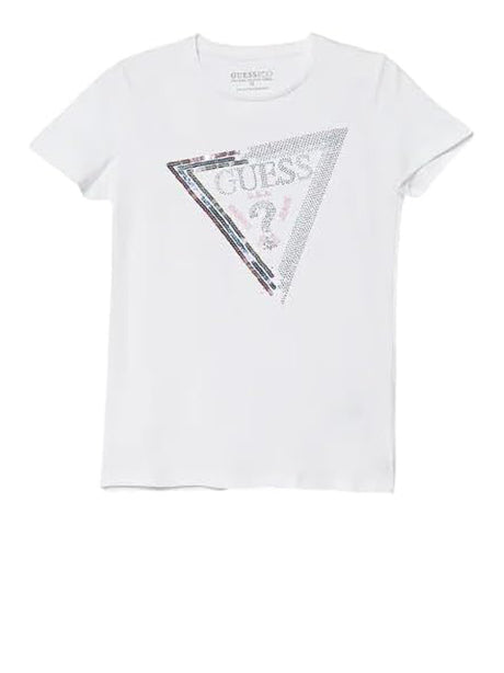 T-shirt Guess jr Bambina - Nero