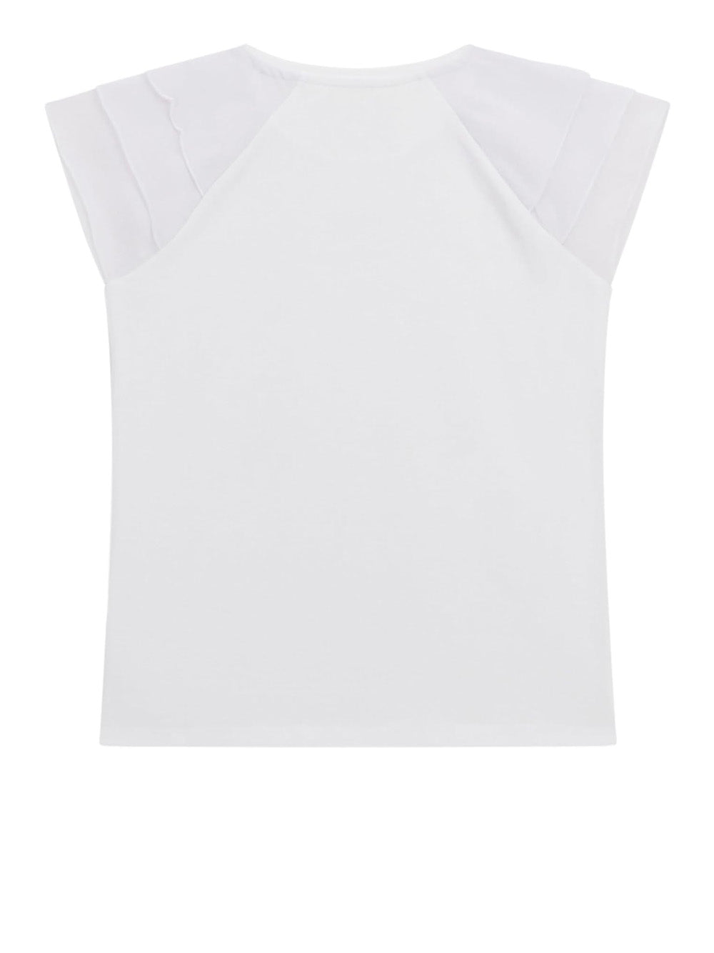 T-shirt Guess jr Bambina - Bianco