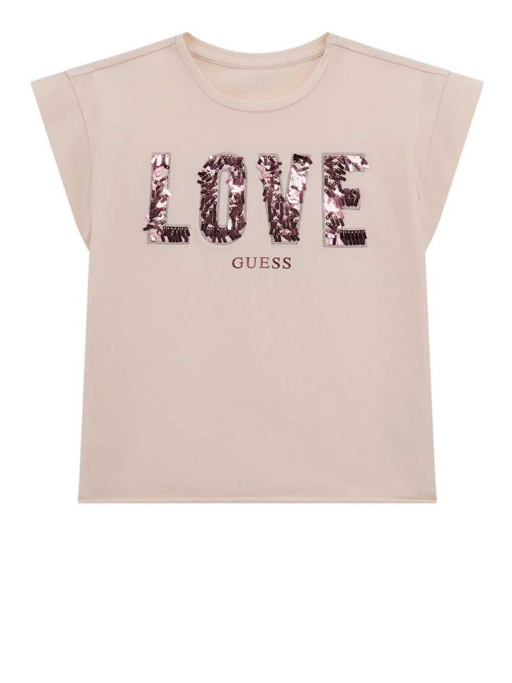 T-shirt Midi Guess jr Bambina - Rosa