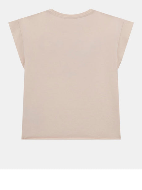 T-shirt Midi Guess jr Bambina - Rosa