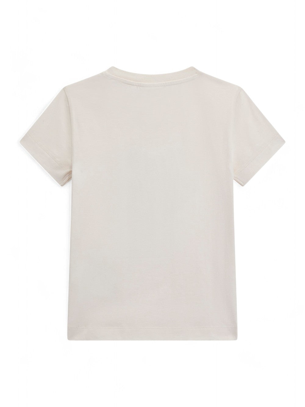 T-Shirt Minime Guess Jr Bambina - Avorio
