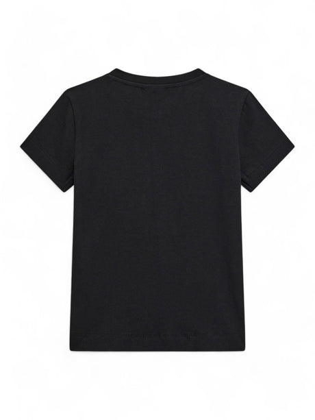 T-Shirt Minime Guess Jr Bambina - Nero